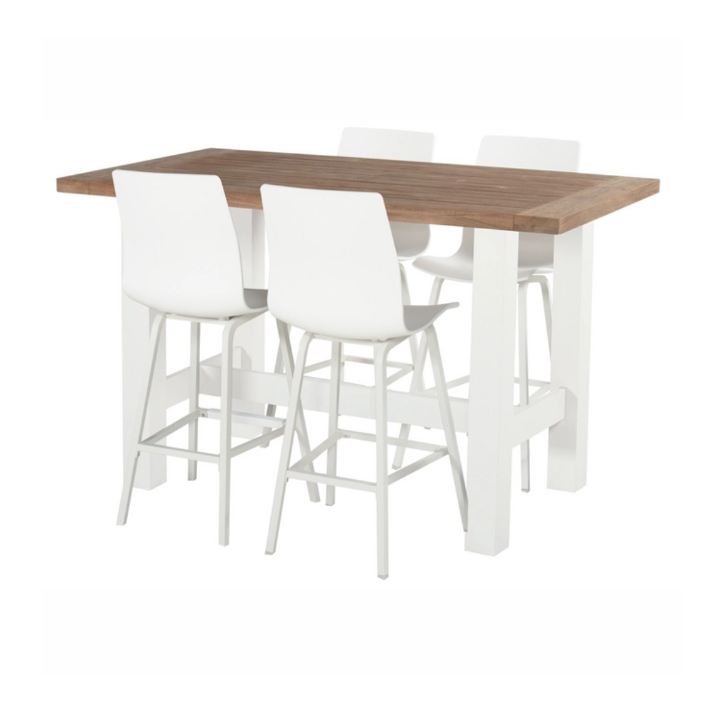 Hartman Barstoel Sophie Wave Wit 119 x 57 x 45.5 cm