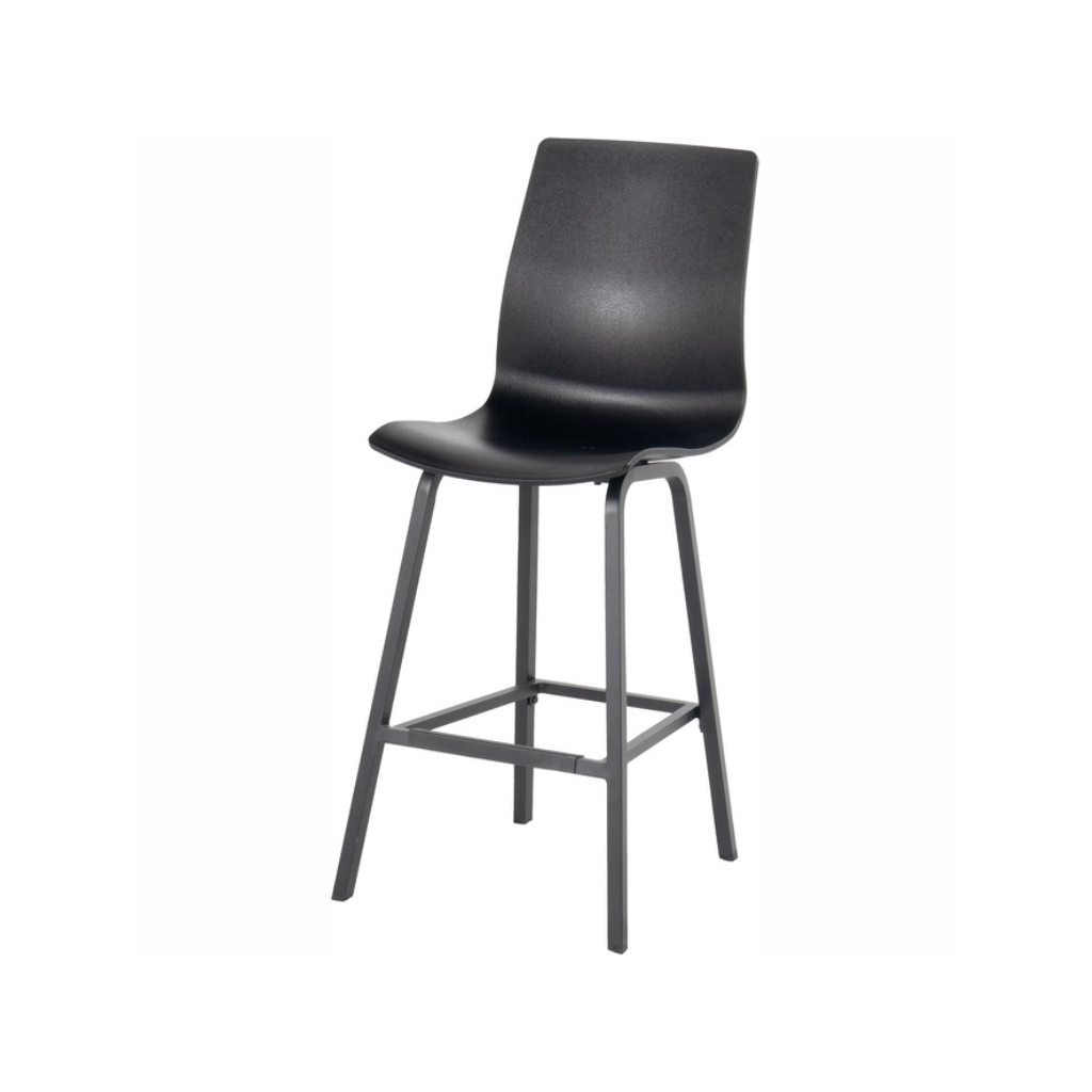 Hartman Barstoel Sophie Wave Zwart 119 x 57 x 45.5 cm