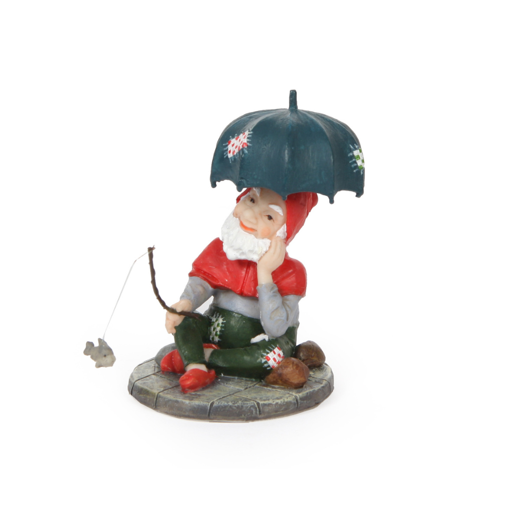 Efteling Vissende kabouter 6,5 x 6,5 cm