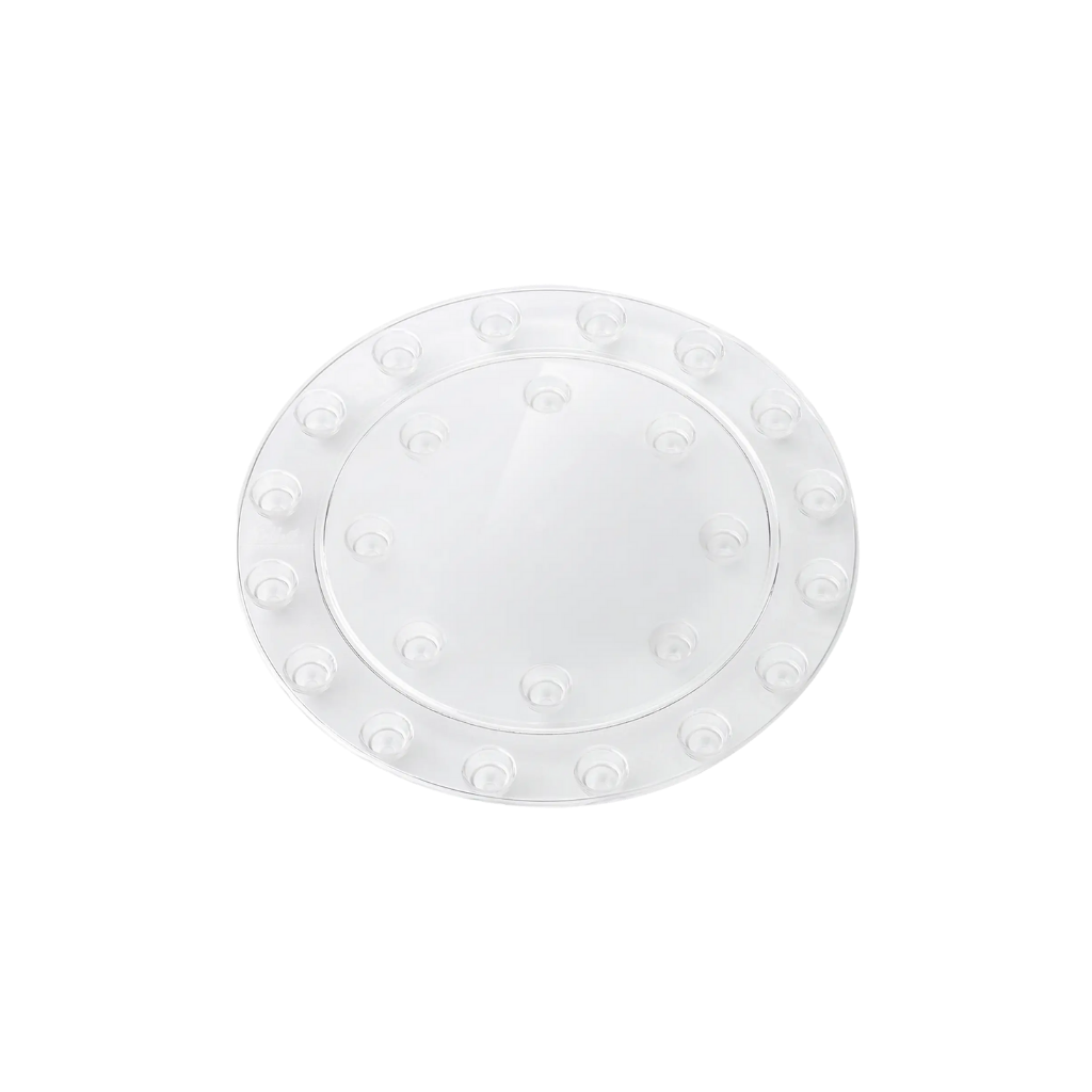 Elho vloerbeschermer Rond 21cm Transparant
