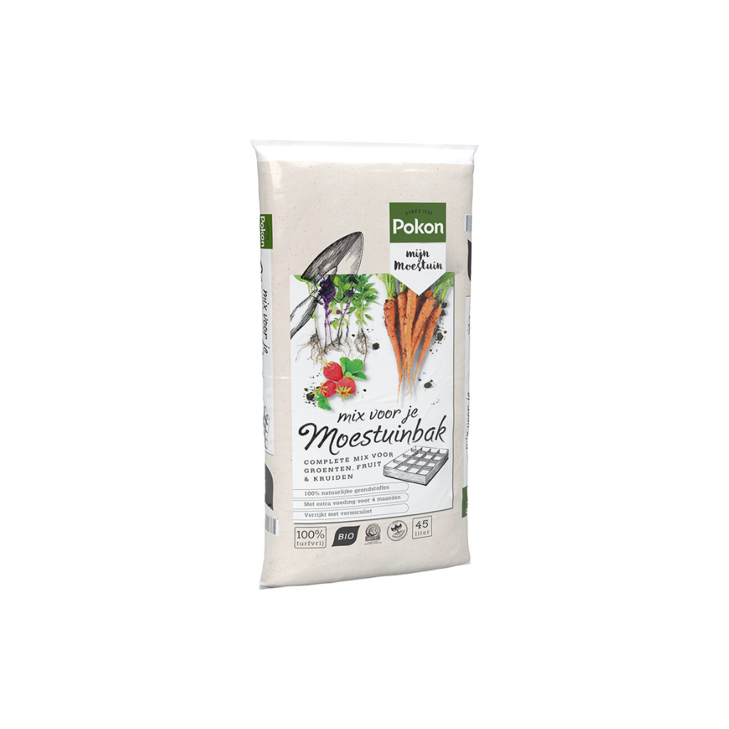Pokon Bio Mix voor je Moestuinbak 45L