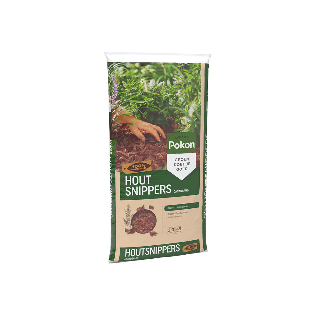 Pokon Houtsnippers Cacaobruin 45L