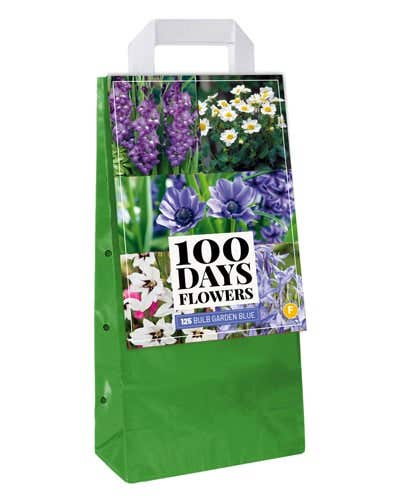 Draagtas 125 Bloembollen 'Bulb Garden Blue'