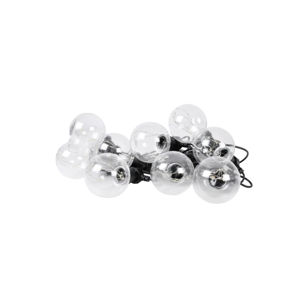 Partylight 10 lampjes Timer 4.5m
