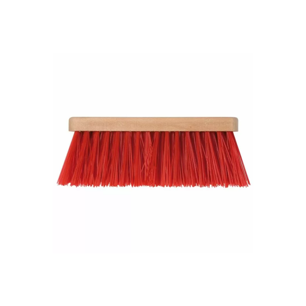 Talen Tools Bezem kunststof rood 28 cm