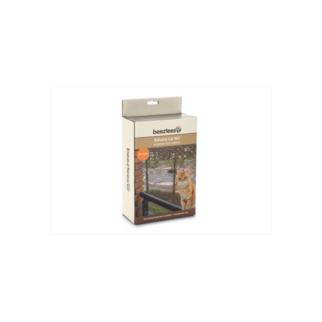 Beeztees Kattennet V Balkon Transp 6X3M