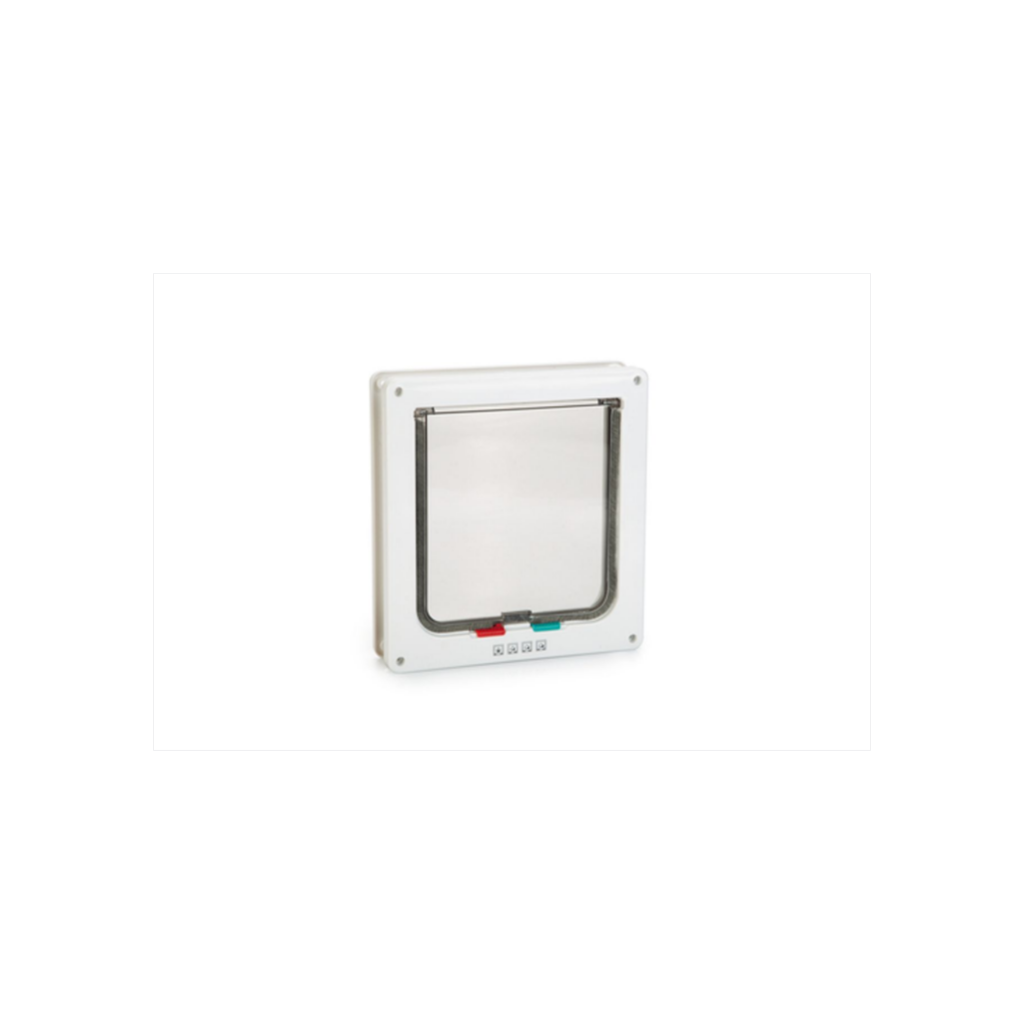 Beeztees Kattendeur Muze Wit 23,5