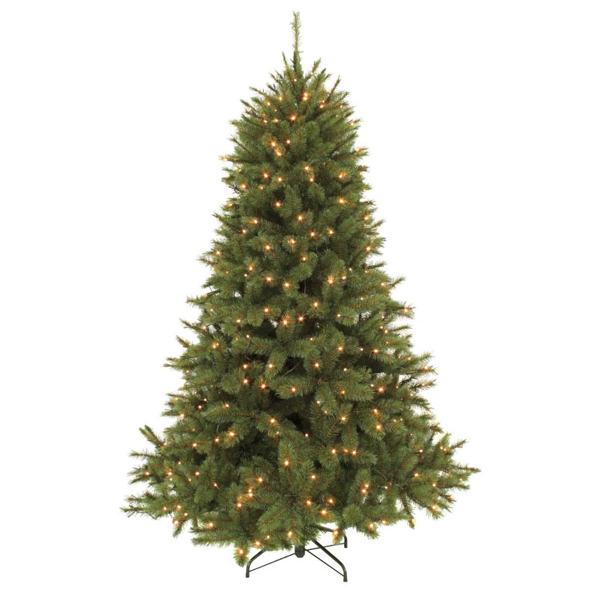 Triumph Tree kunstkerstboom Forest Frosted groen met verlichting 185 x 130 cm