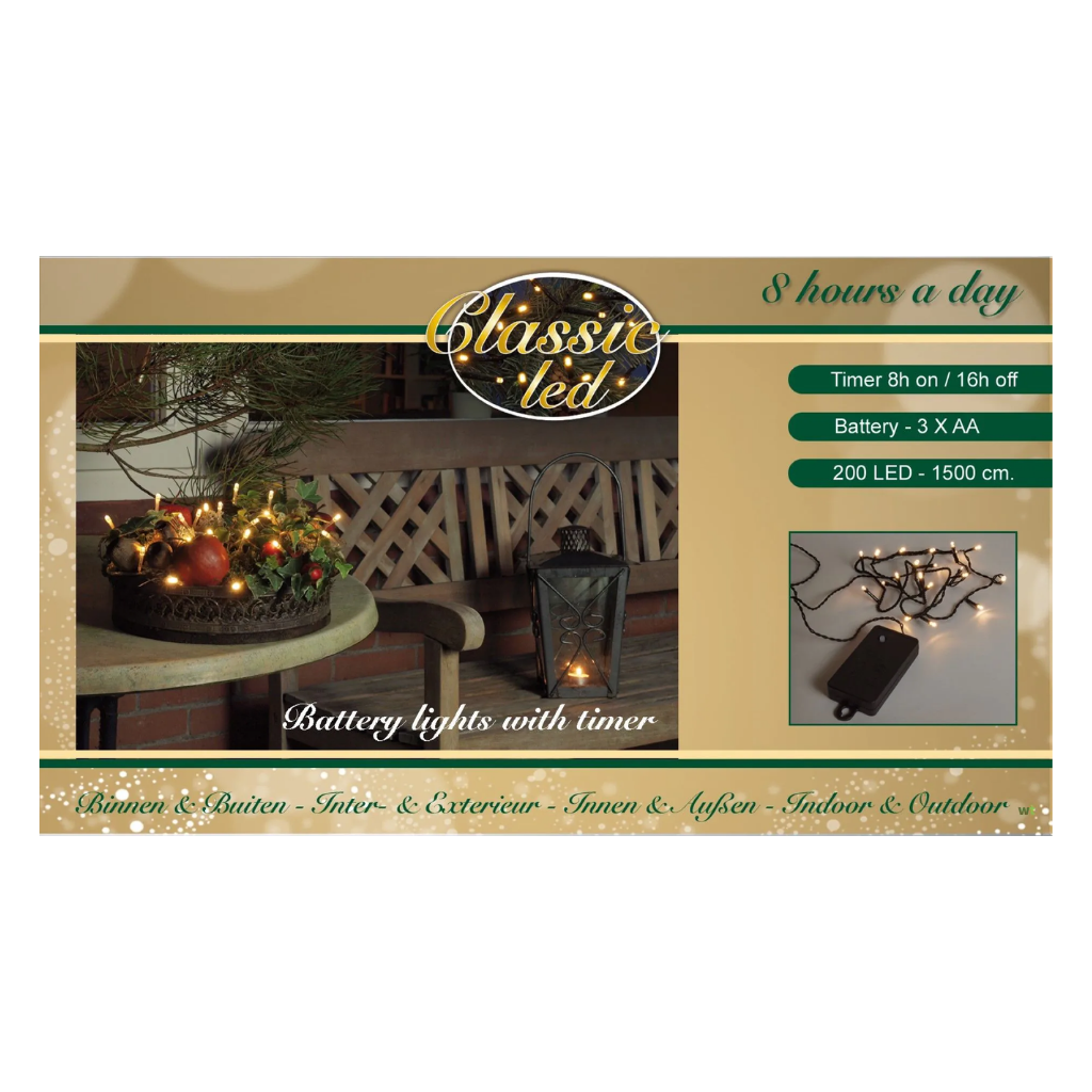 LED Lights 200 lampjes 15M Classic 