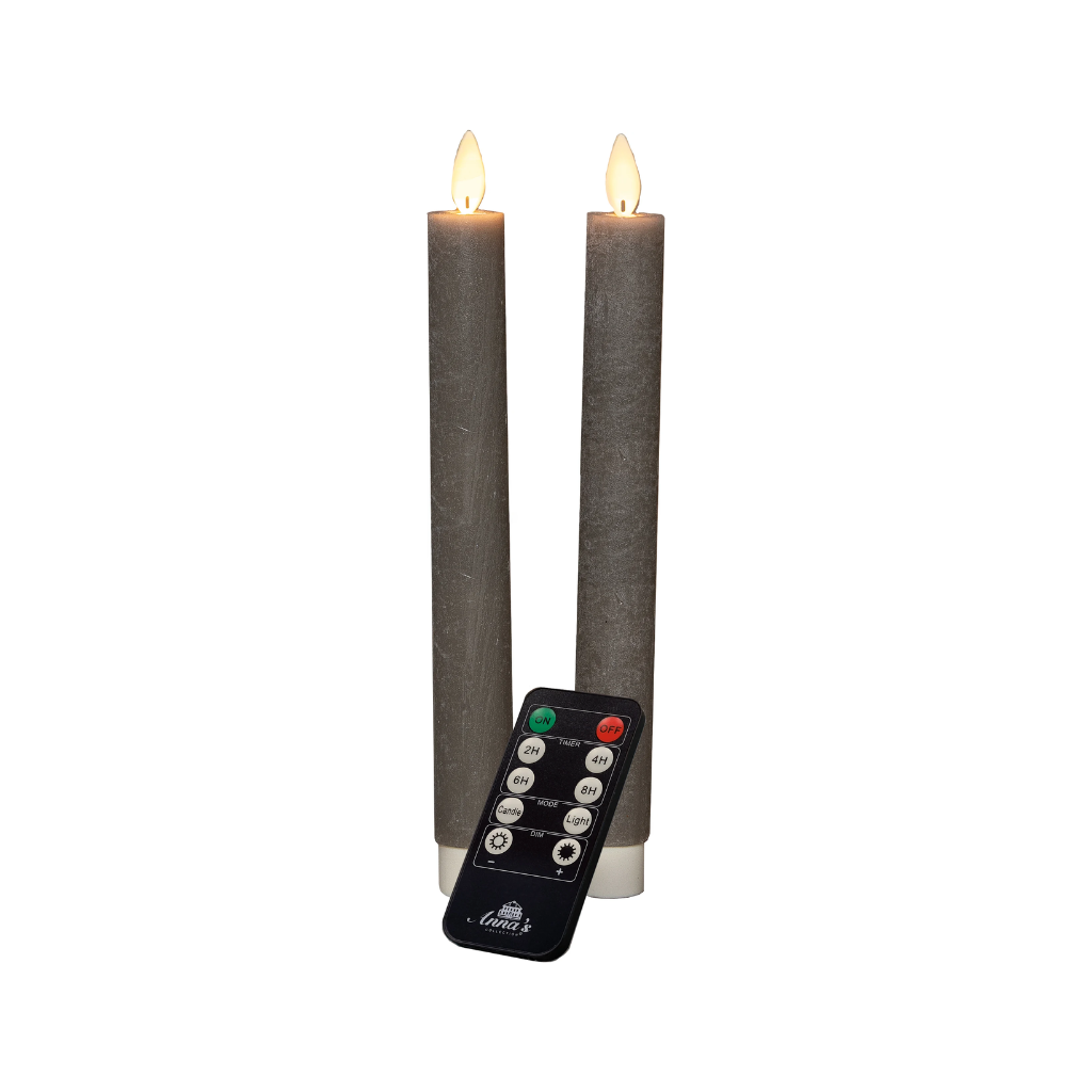 Dinerkaars Taupe Wax 23 cm (2 stuks)