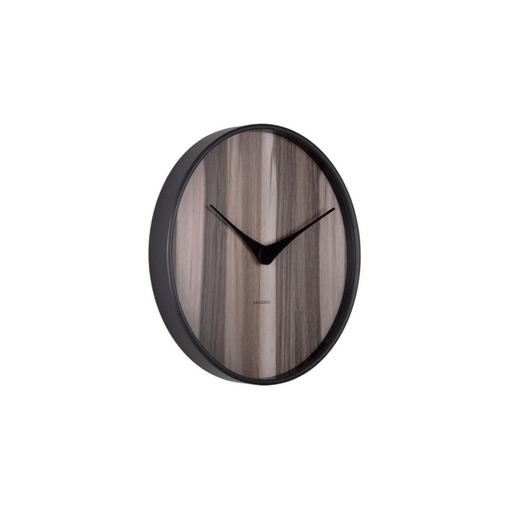 Karlsson Wandklok Hout Melange Hout Bruin