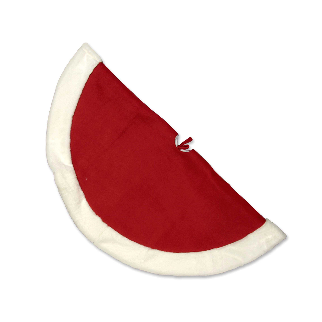 Unique Living White Christmas kerstboomrok 90 cm