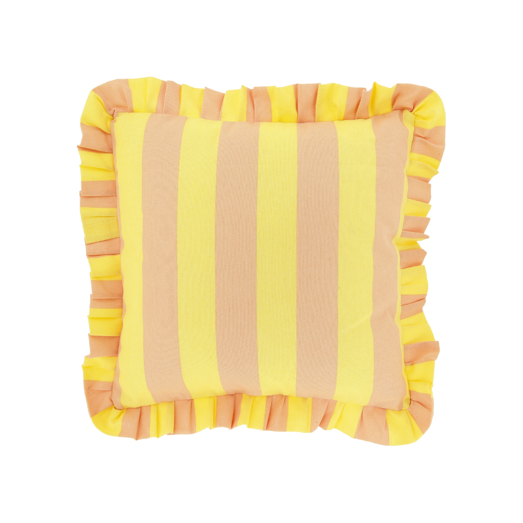 Unique Living Kussen Sepp yellow 45 x 45 cm