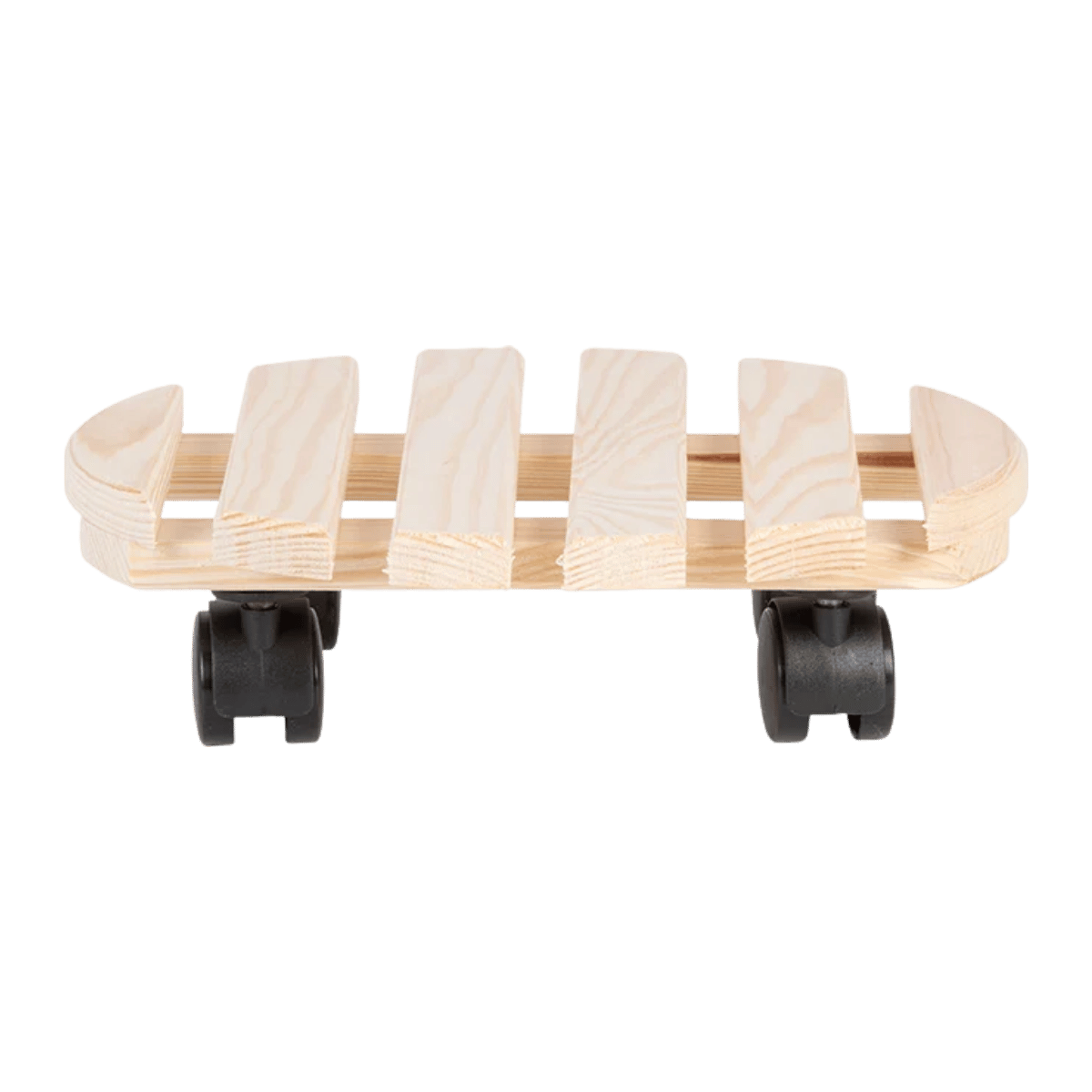 Esschert Design Plantentrolley Rond Naturel 28,7 cm