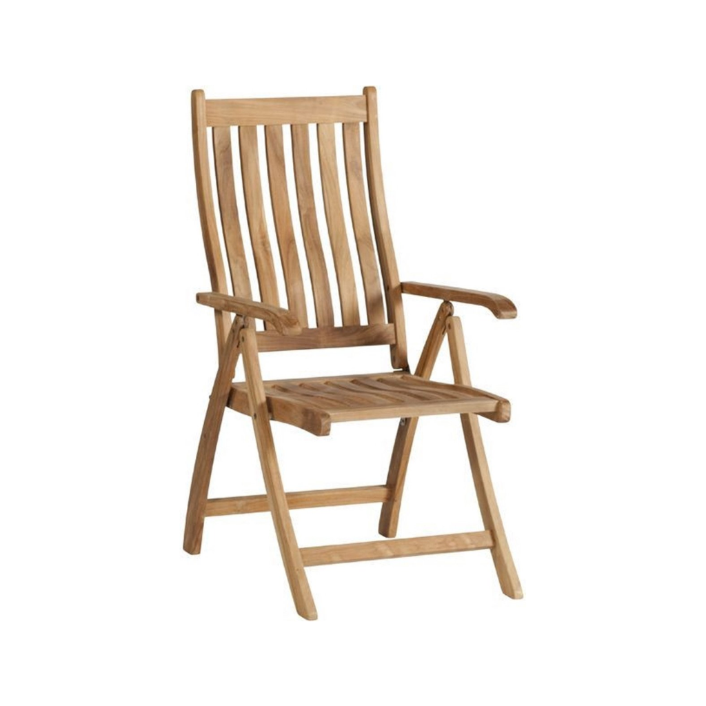 Exotan Verstelbare Tuinstoel Comfort Bruin 58 x 74 x 109 cm