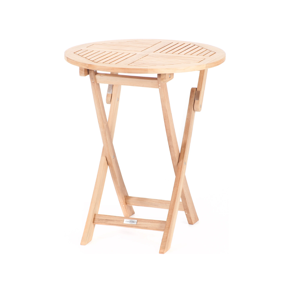 Exotan Inklaptafel Teakhout Bruin 75 x 65 cm