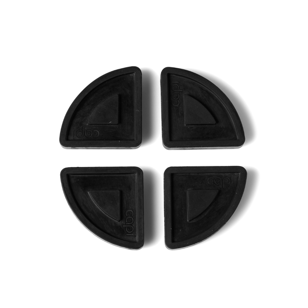 Capi Europe Pot pads outdoor zwart 5 x 5 x 2 cm