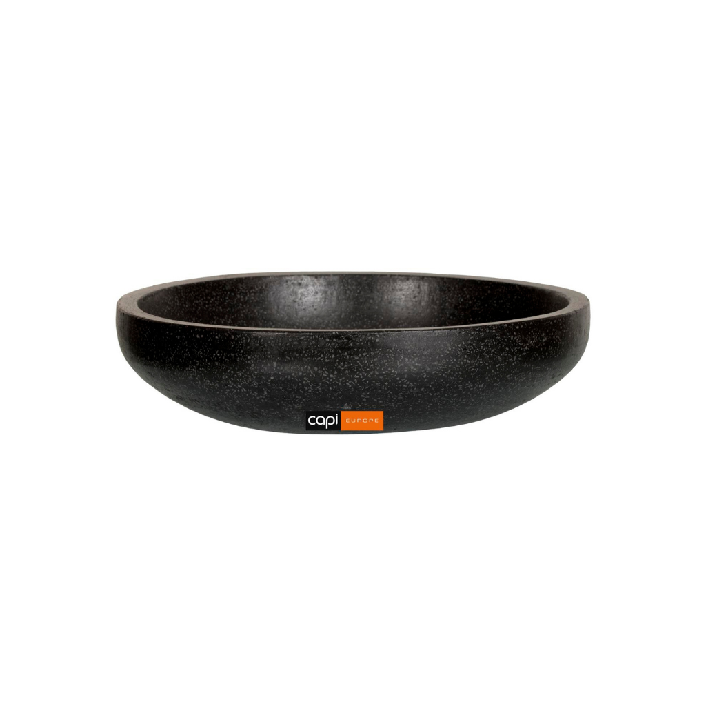 Capi Europe Schaal laag zwart 37 x 37 x 9 cm