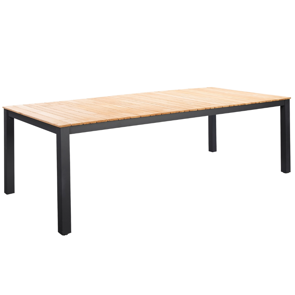 Yoi Arashi dining table grijs teak 220 x 100 x 76 cm