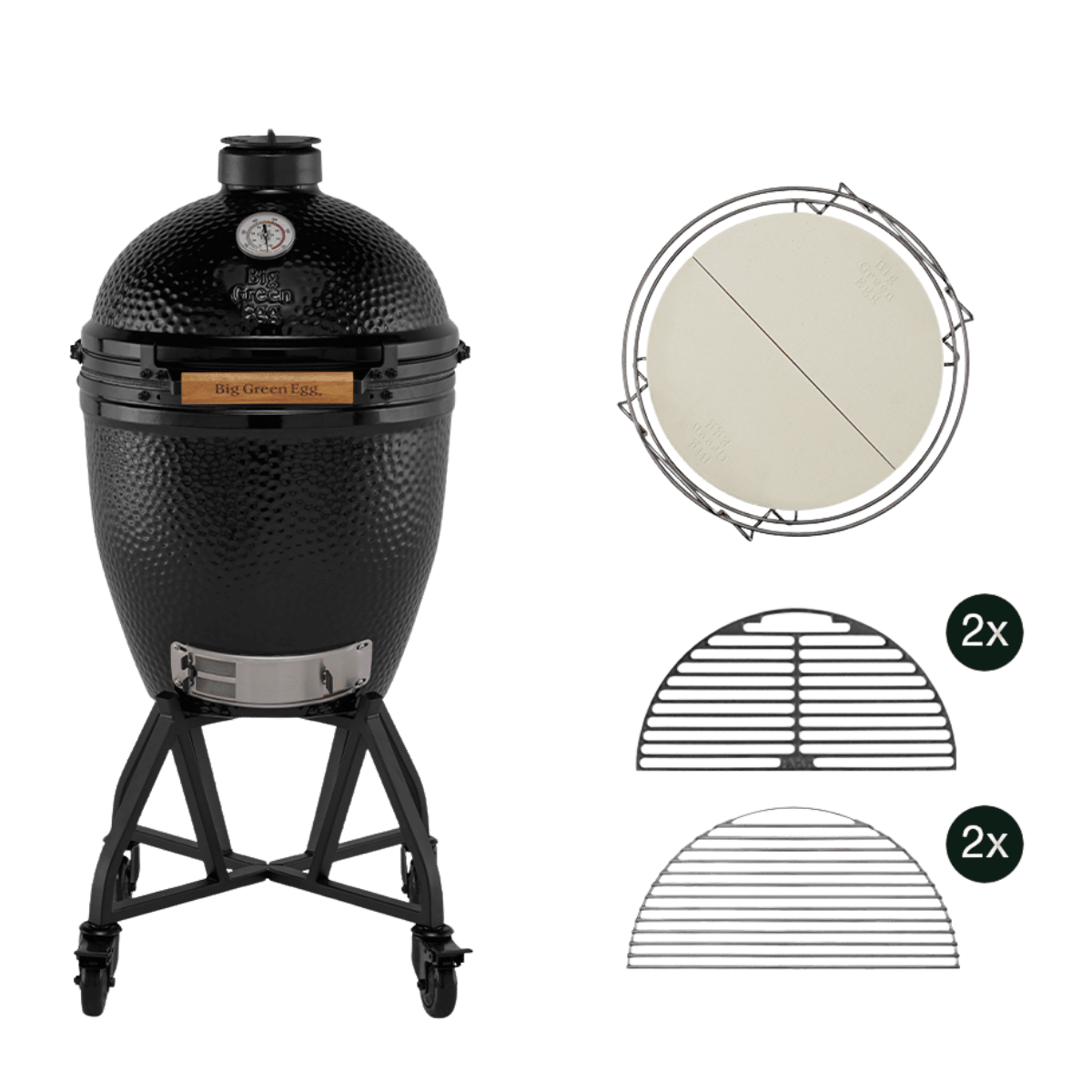 Big Green Egg Kamado-barbecue The Onyx Large Master Set