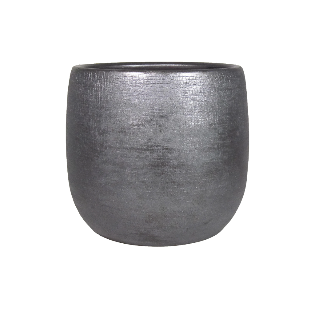 Bela Arte Pot Mira Industrieel Zwart 29 x 27 cm