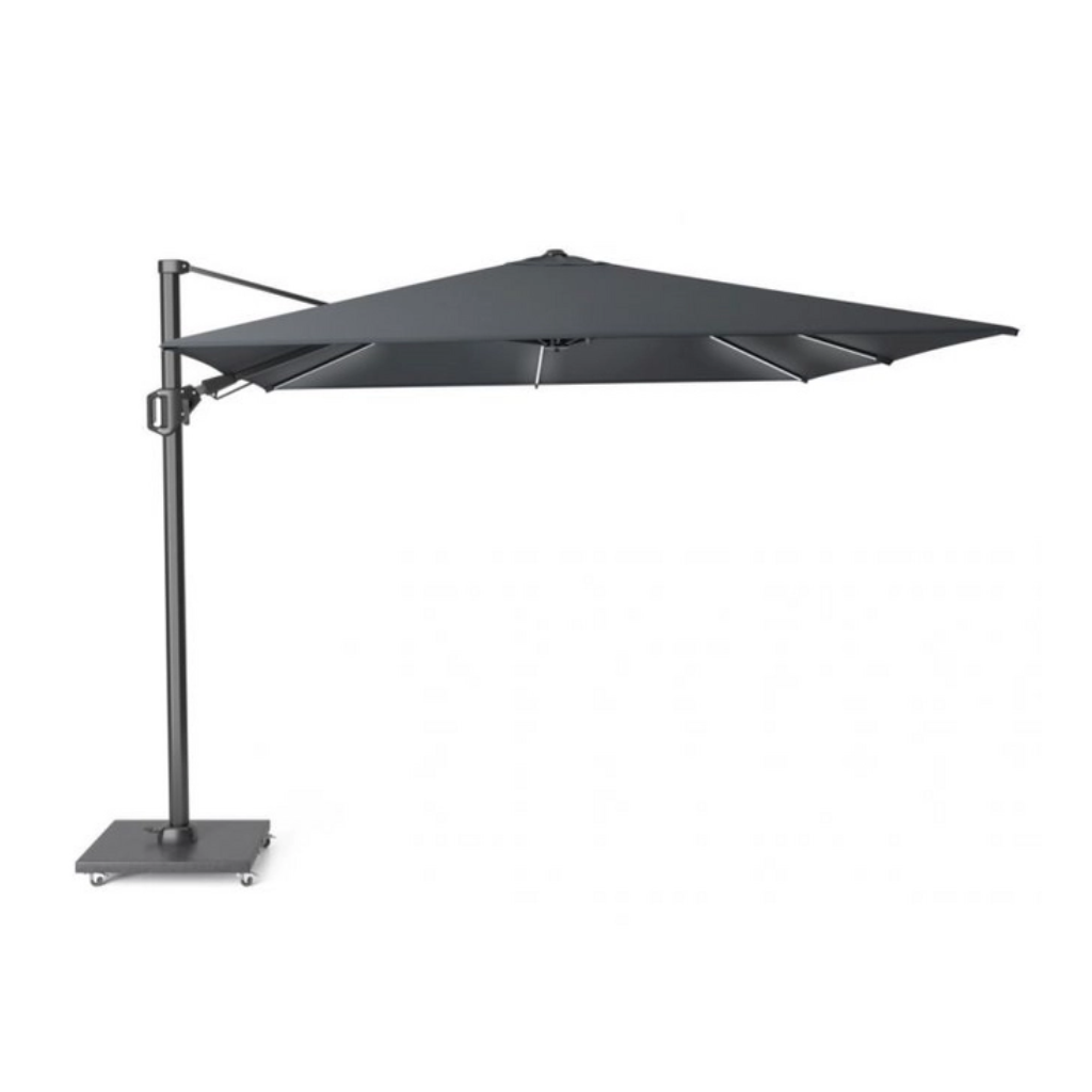 Platinum Challenger Zweefparasol T² Glow 3x3 Antraciet