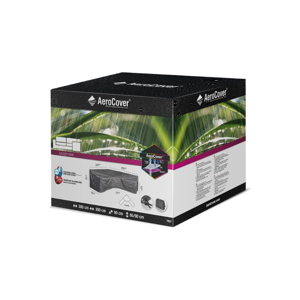 AeroCover Loungesethoes 300 x 300 x 90 x 65/90 cm