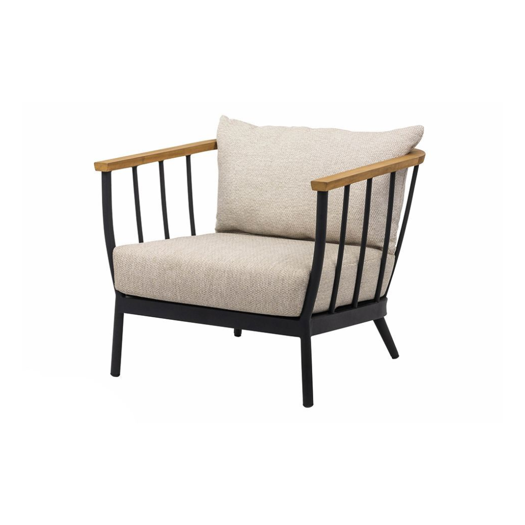Apple Bee Loungestoel Condor Zwart 78 x 81 x 64 cm