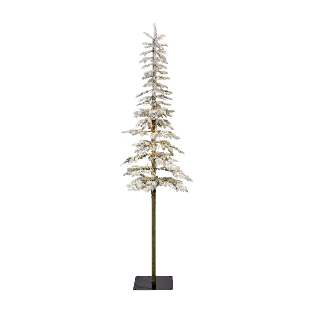 Everlands kunstkerstboom Alpine Sneeuw met verlichting 180 x 41 cm