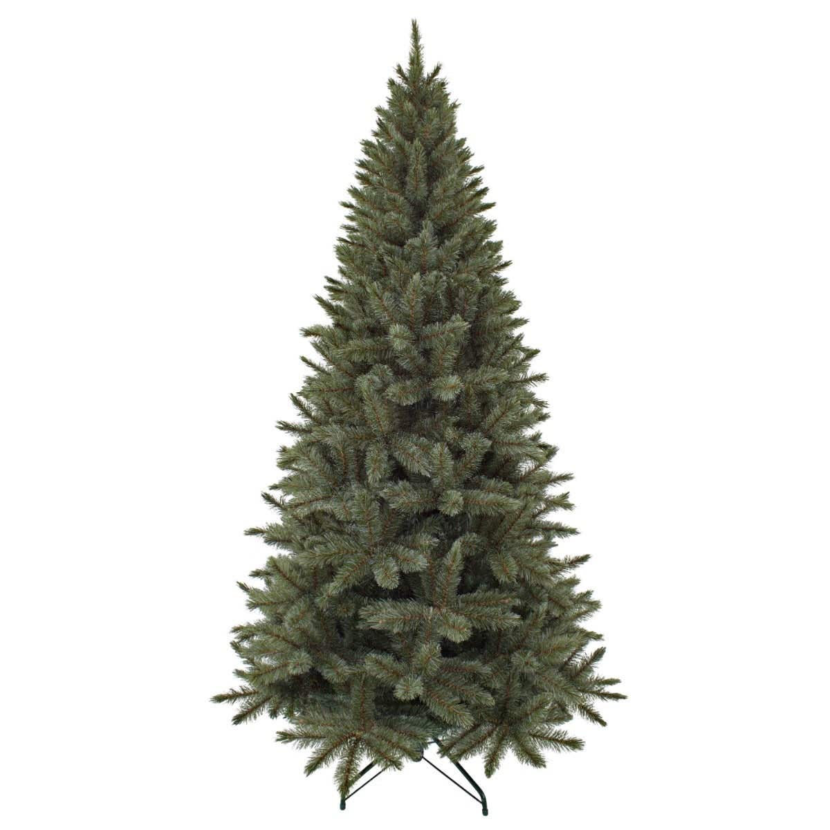 Triumph Tree kunstkerstboom Forest Frosted smal blauw 230 x 130 cm