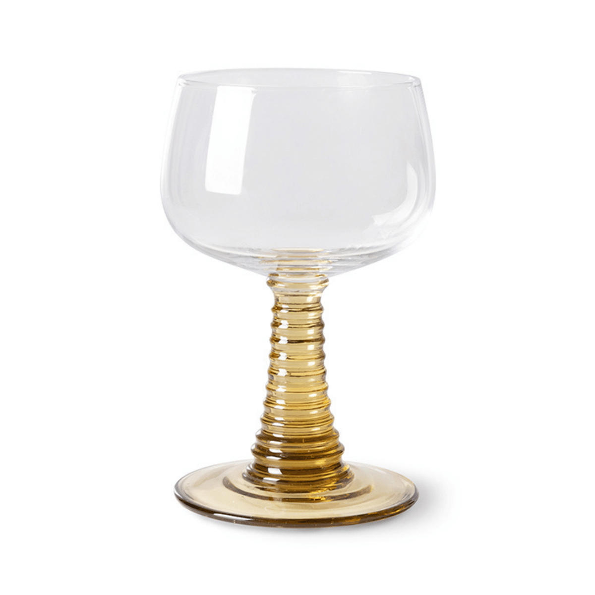 HKliving Swirl Wine Glass High, Green