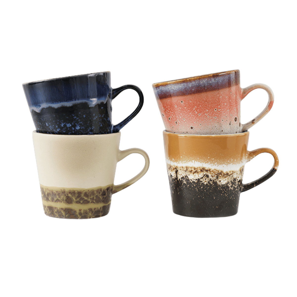 HKliving Koffiekopje Americano 70's Ceramics Pegasus 0.27 L