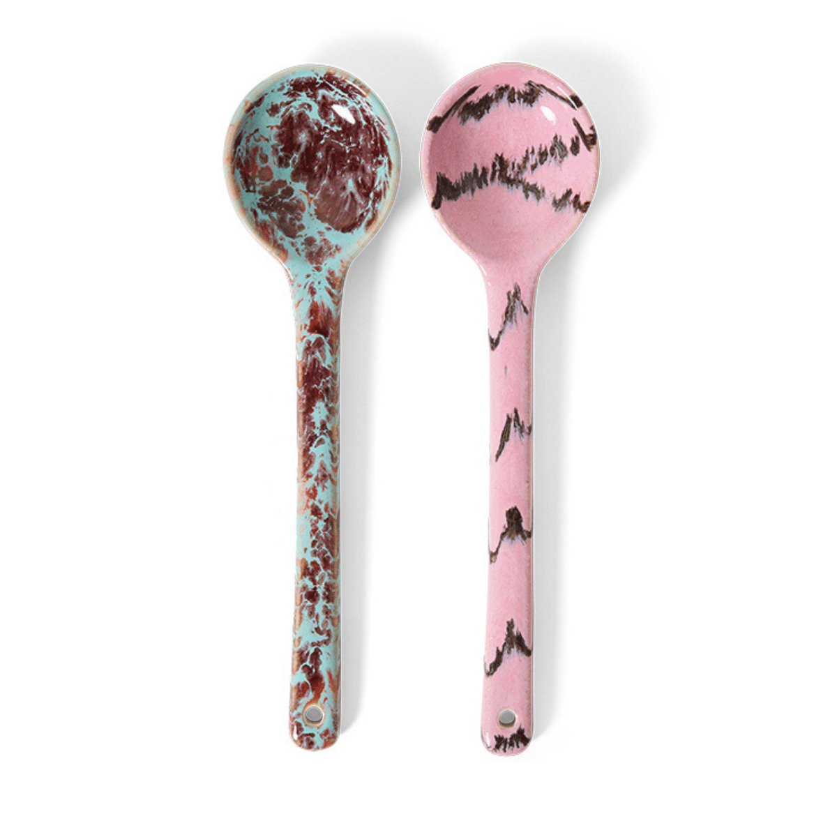 HKliving Saladebestek 70's Ceramics Sprinkle 2 stuks