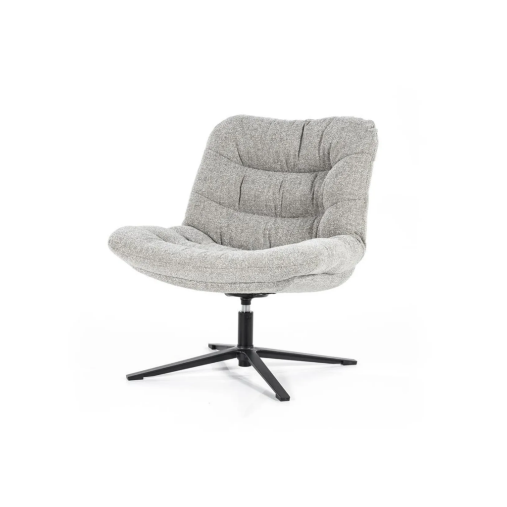 Fauteuil Danica licht grijs Baquer