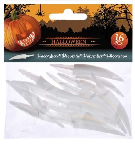 Pompoen tanden 16 stuks 