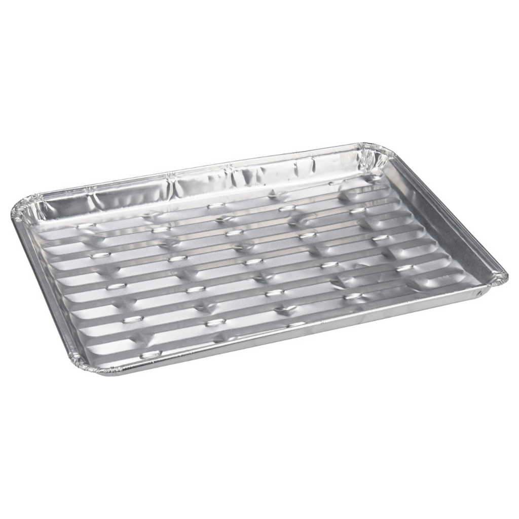 Barbecue Grillschalen 2 stuks 24 x 16 x 1.5 cm