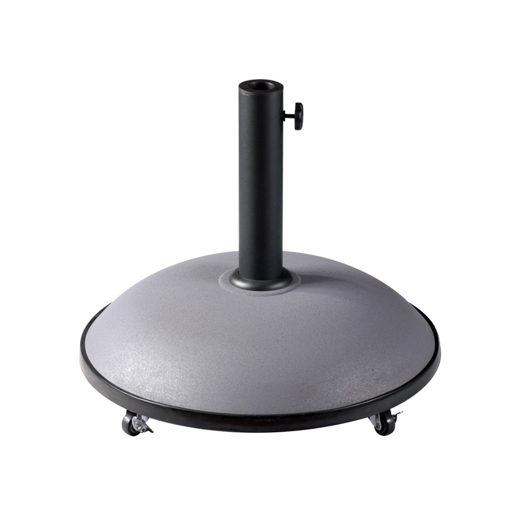 Royal Seasons Parasolvoet Tirana op Wielen Rond Grijs 35 kg
