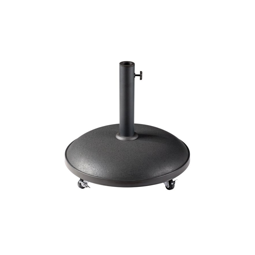 Royal Seasons Parasolvoet Tirana op Wielen Rond Zwart 50 kg