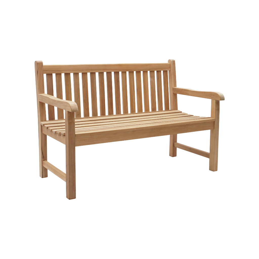 Timber Bank 2-zits Manchester Naturel 120 x 61 x 92 cm