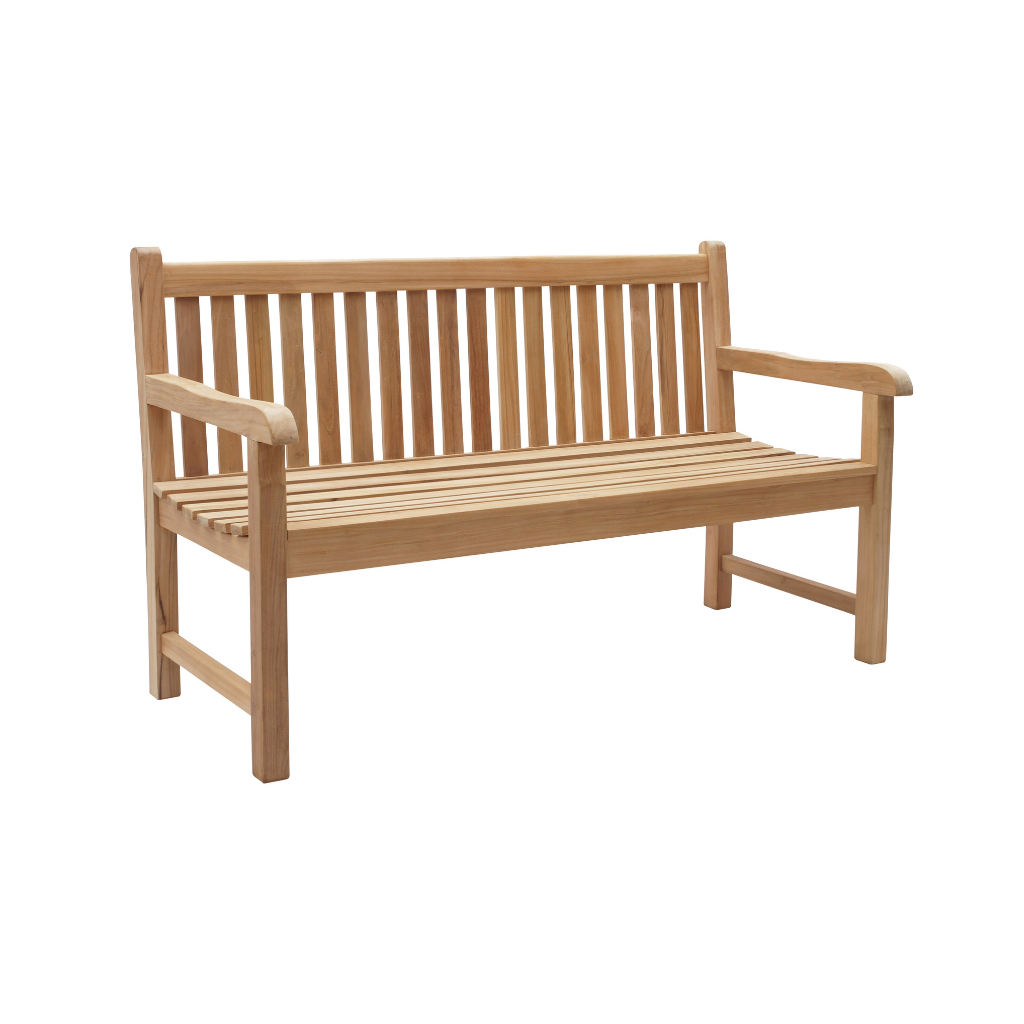 Timber Bank 2-zits Manchester Naturel 150 x 61 x 92 cm