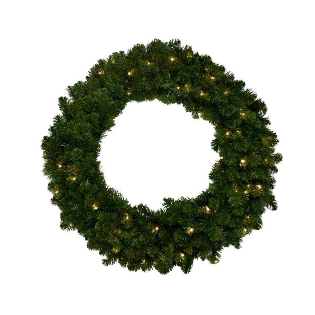 Evergreen krans Colorado spruce 100cm met verlichting