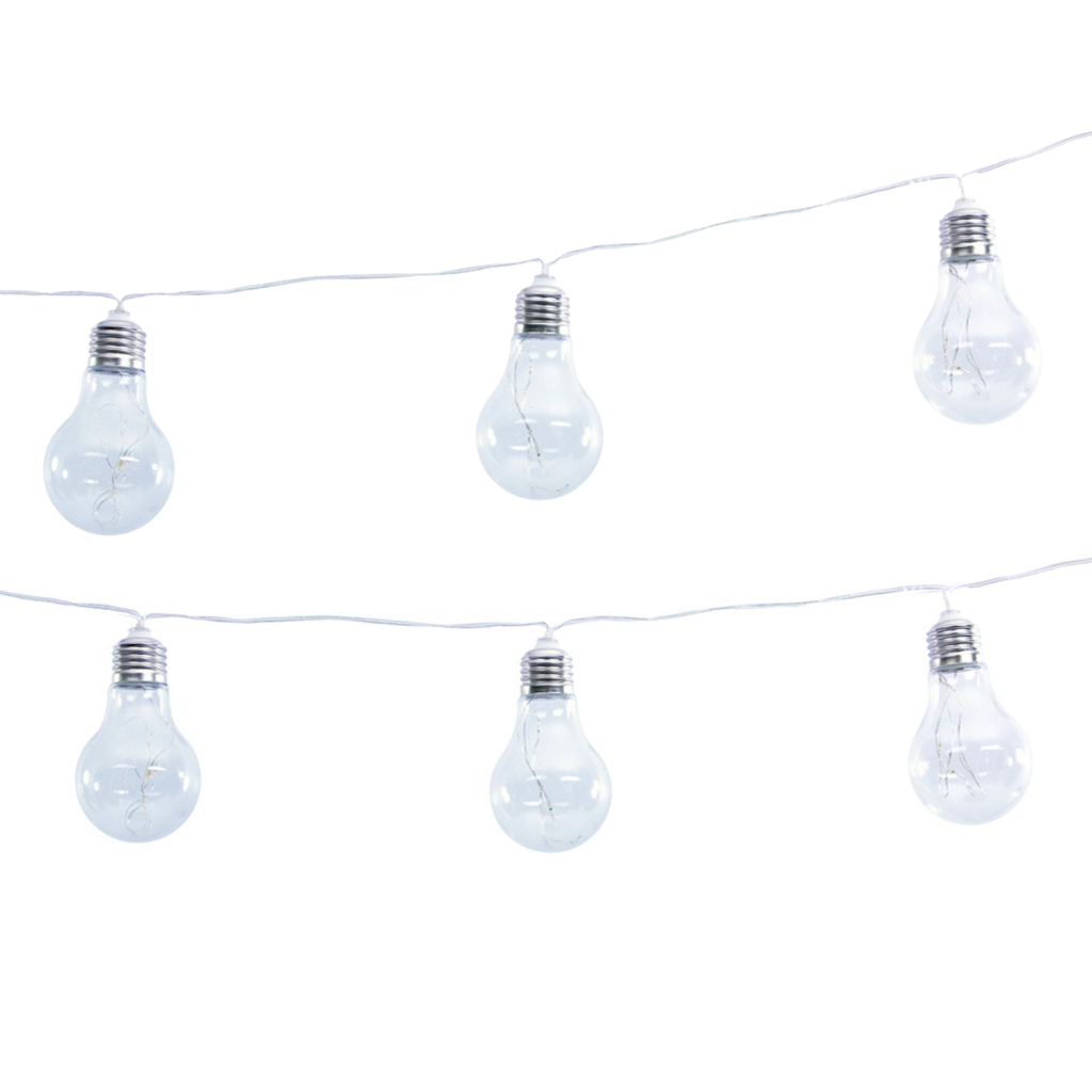 Solar Partylight 10 lampen 3.8 + 2 meter