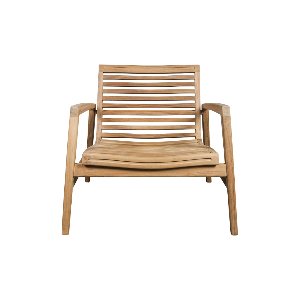 Timber Loungestoel Leeds Naturel 80 x 70 x 76 cm