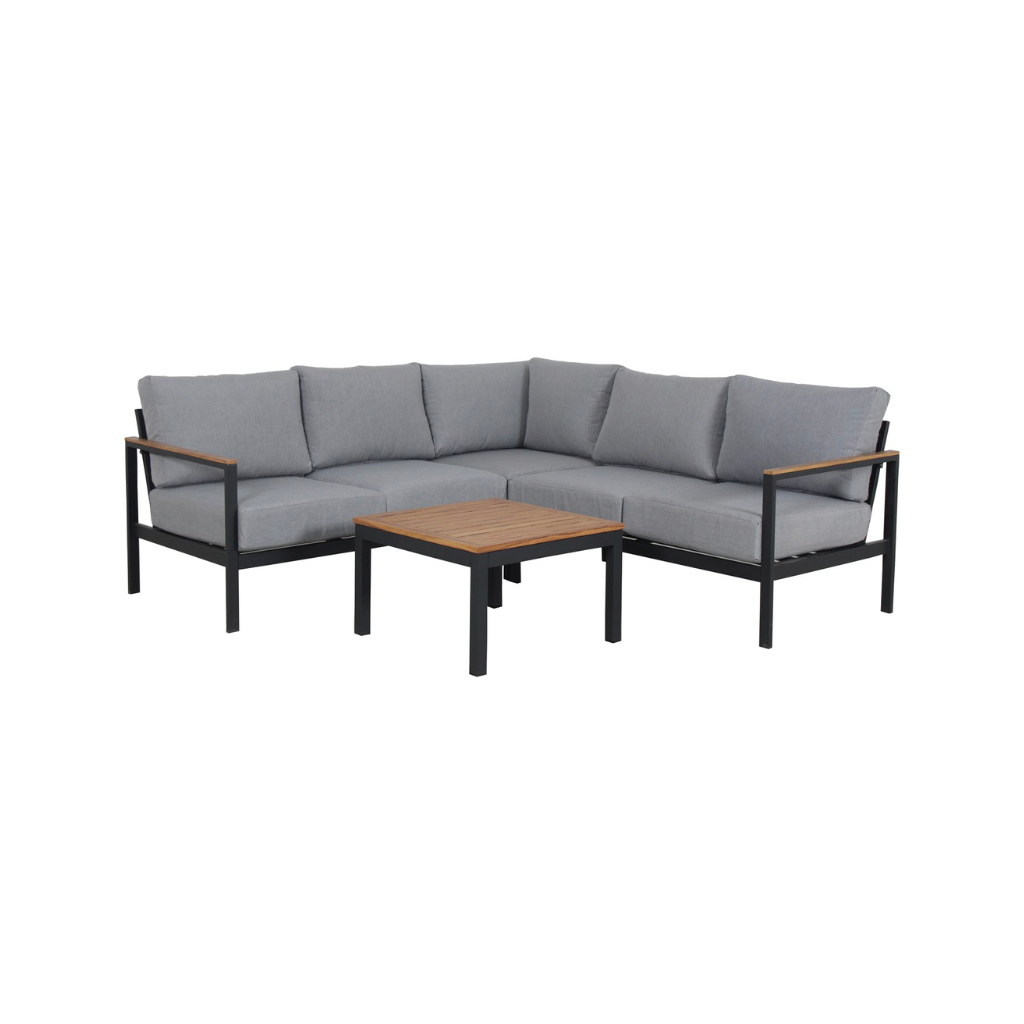 Royal Seasons Loungeset 5-zits Fiji Zwart