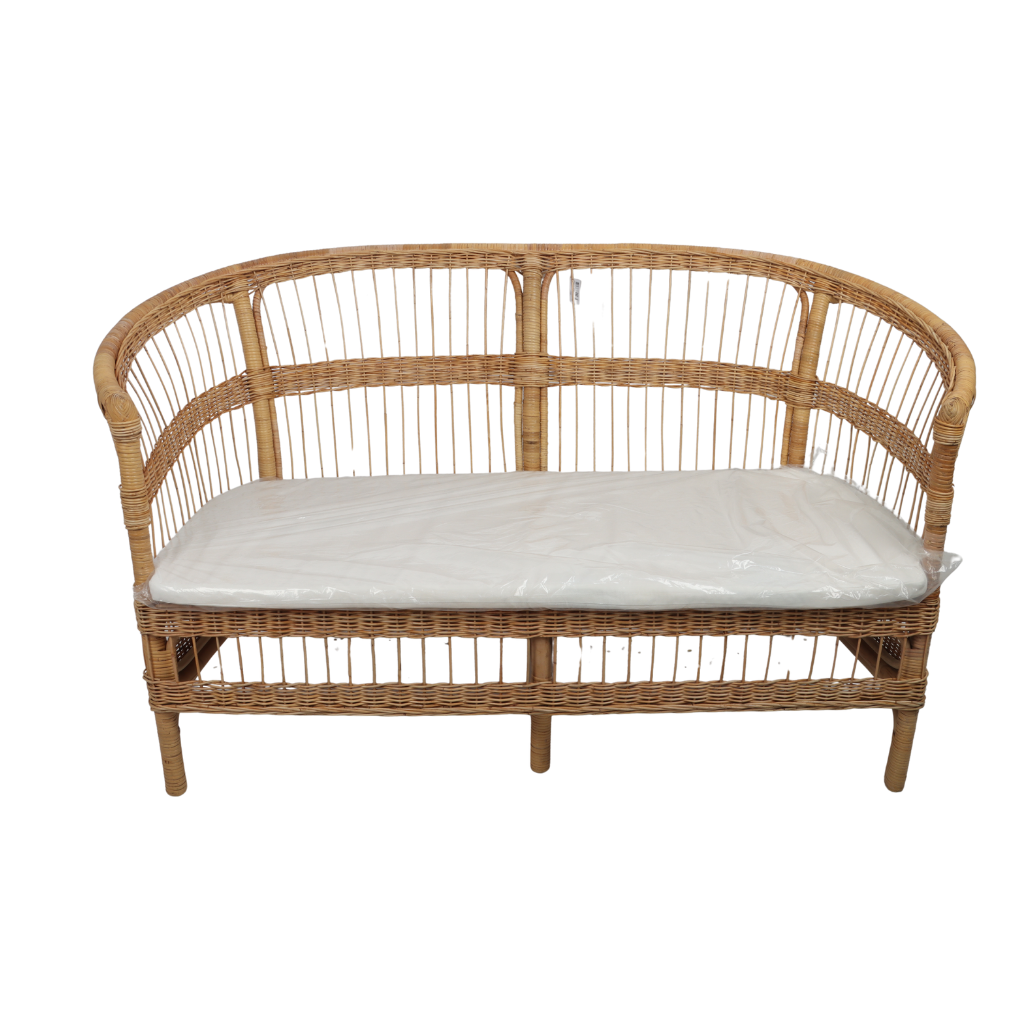 De Bosrand Tuinbank 2-zits Malawi Naturel 150 x 76 x 81 cm
