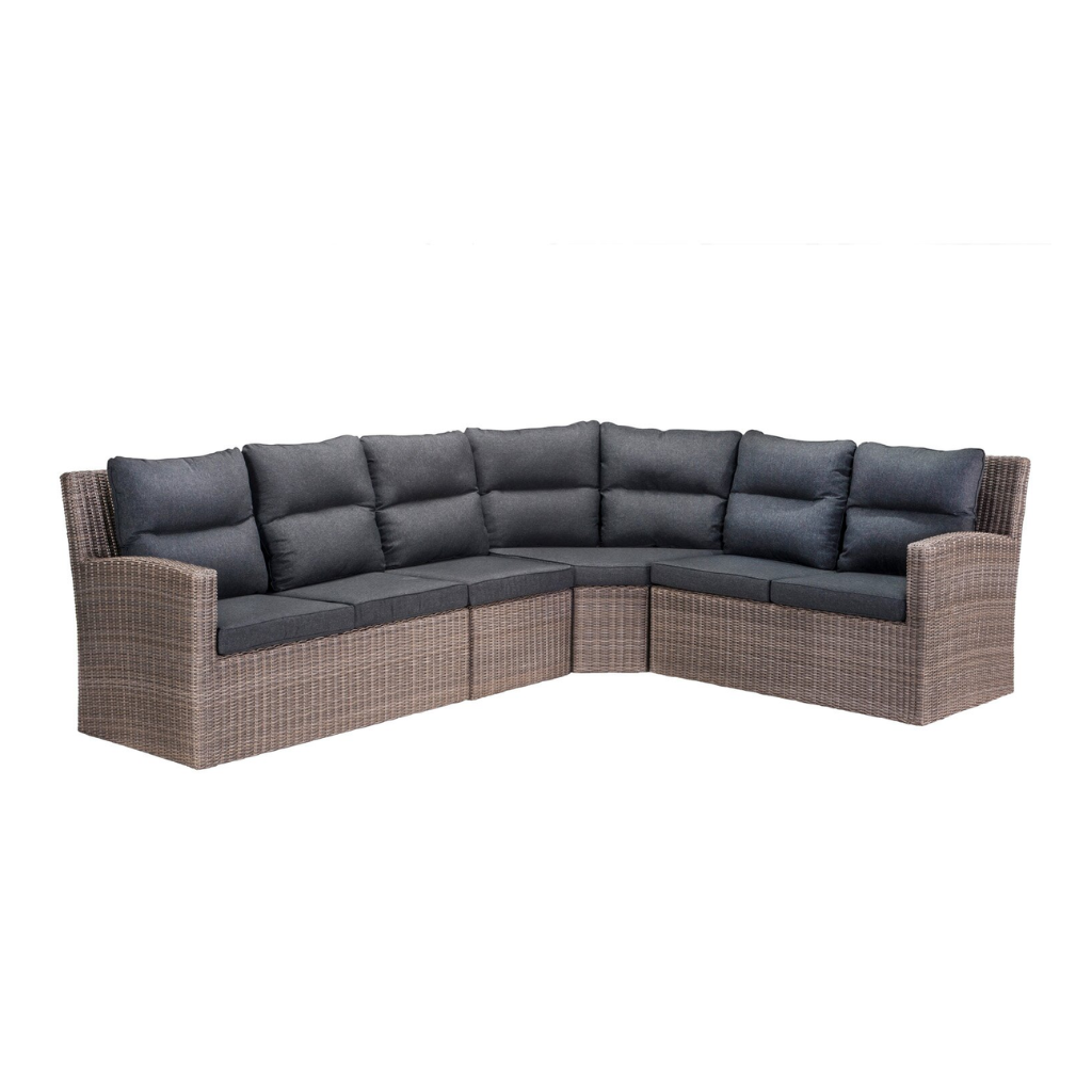 Royal Seasons Hoeklounge 6-zits Playa Grijs 310 x 240 x 95 cm