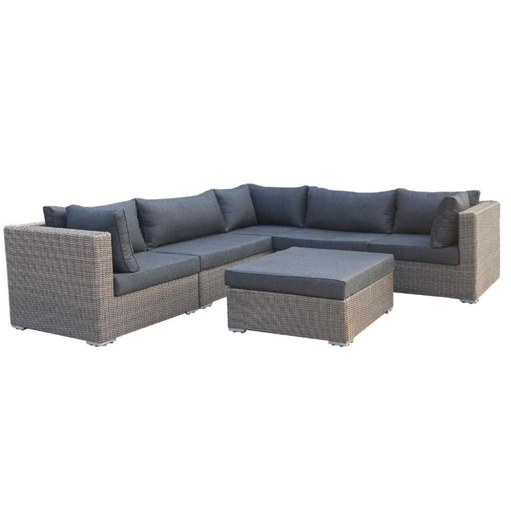 Royal Seasons Loungeset 6-zits Casa Grande Grijs