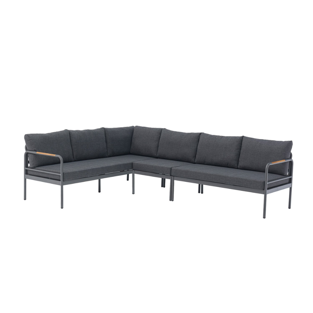 Royal Seasons Hoekbank 6-zits Melbourne Antraciet 275 x 205 x 71 cm