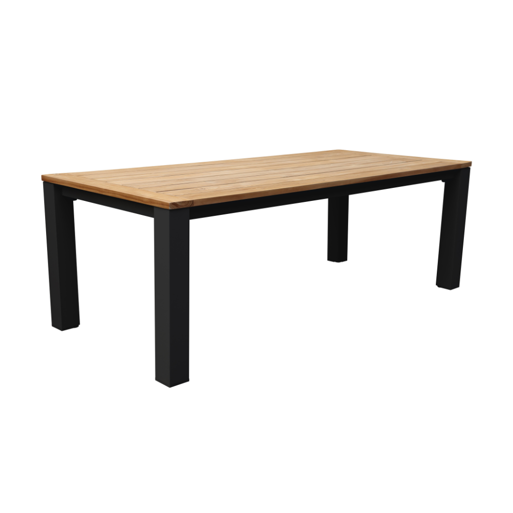 Royal Seasons Tafel Atlanta Zwart 220 x 100 x 76 cm