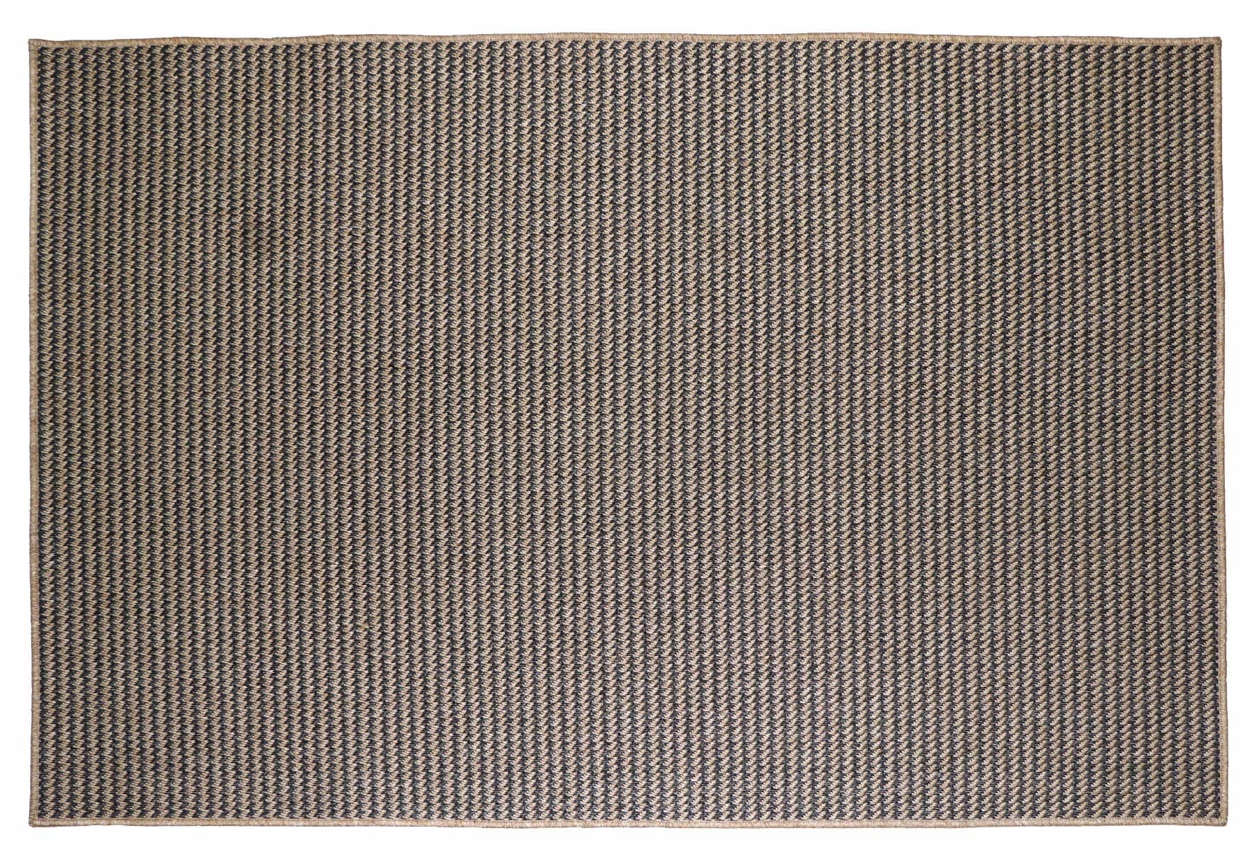 Outdoor vloerkleed 160x230cm weave natural/black